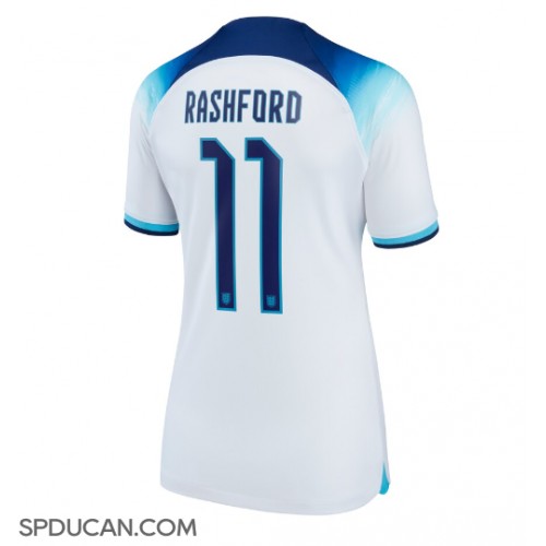 Zenski Nogometni Dres Engleska Marcus Rashford #11 Domaci SP 2022 Kratak Rukav
